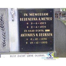 Grafstenen kerkhof Herwen Coll. HKR (210) B.A. Meijer & A.N.Derksen